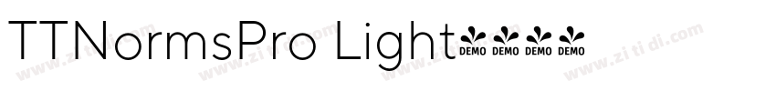 TTNormsPro Light字体转换